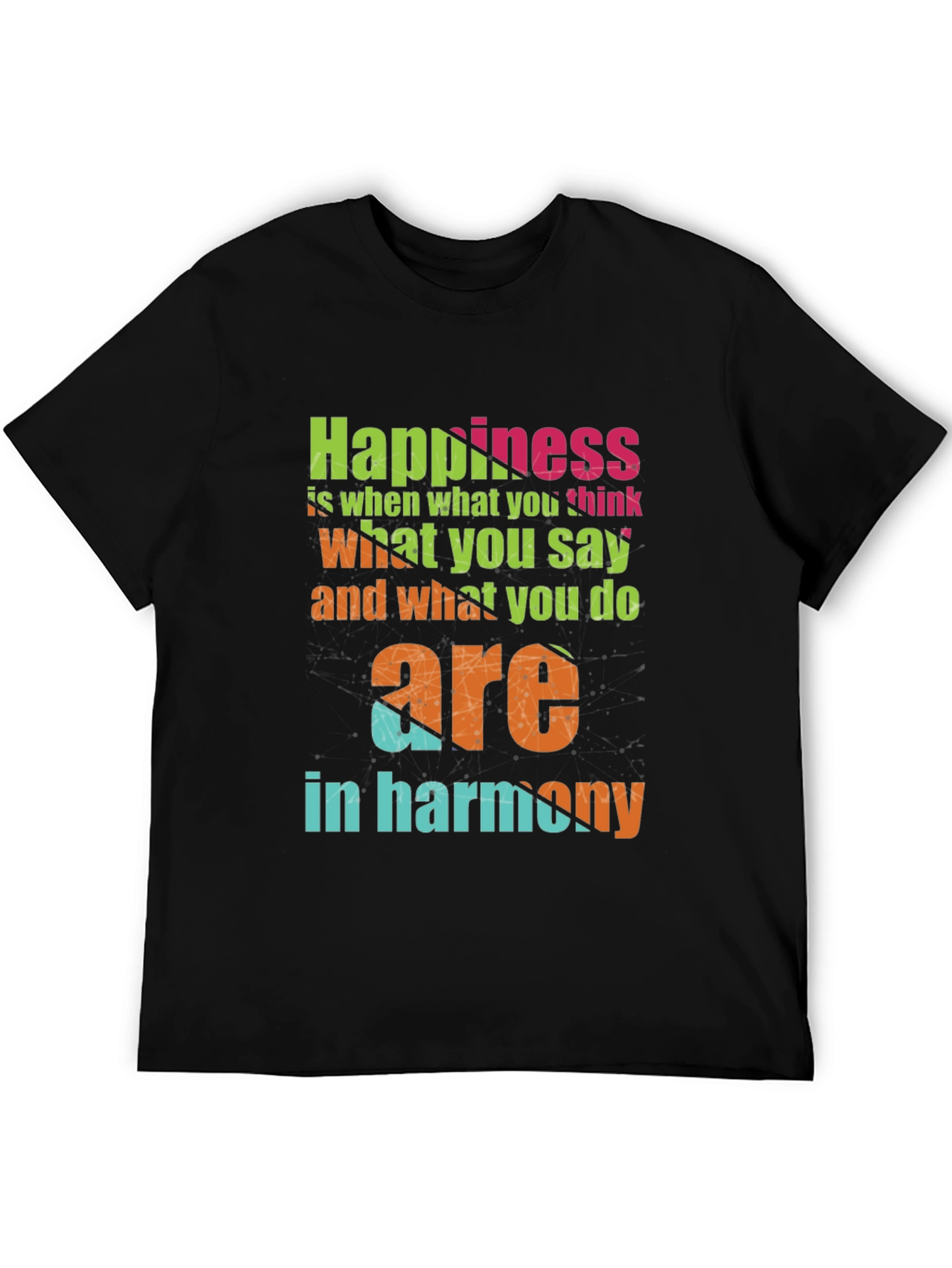 Happiness Harmony Graphic T-Shirt