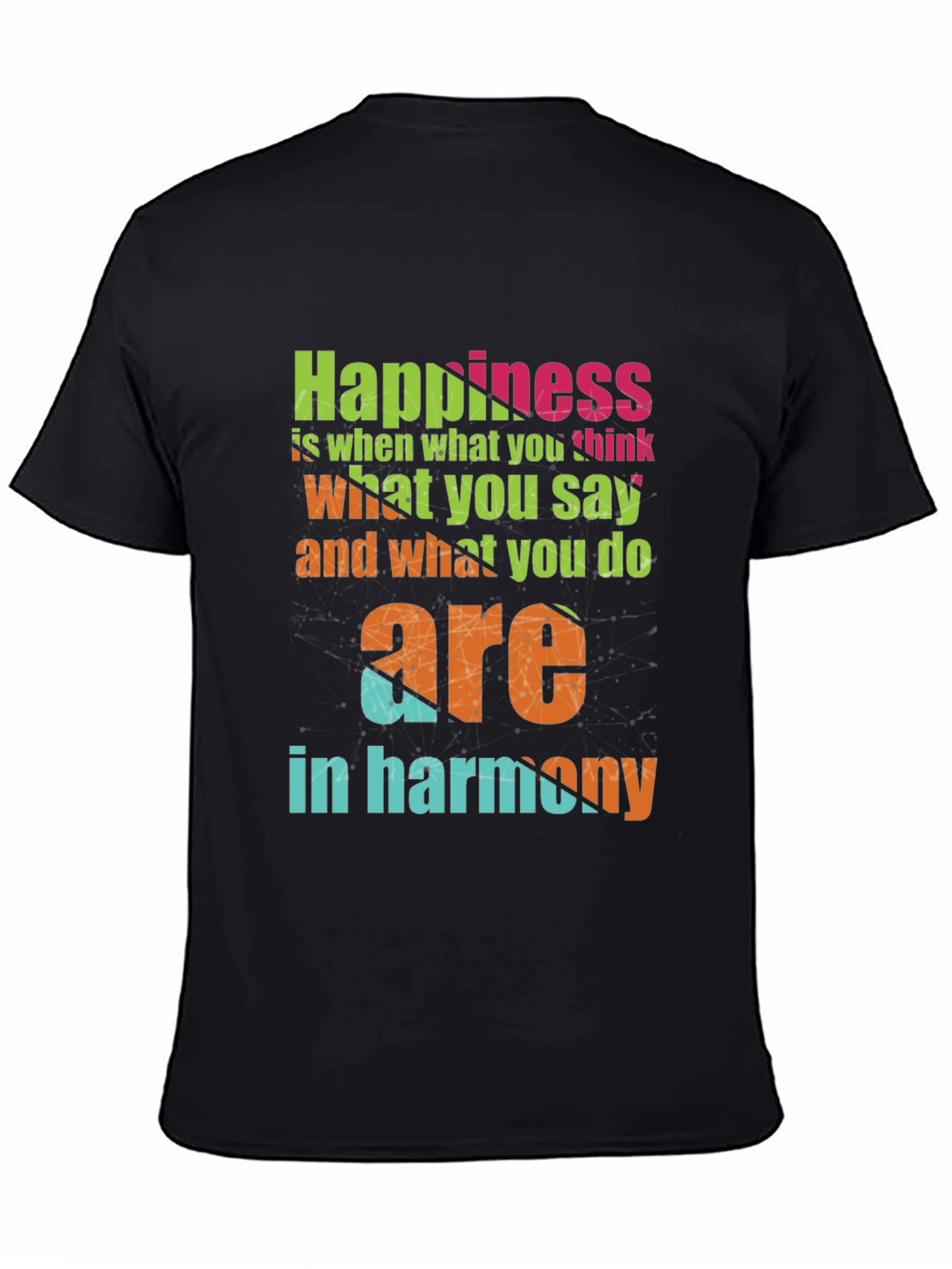 Happiness Harmony Graphic T-Shirt