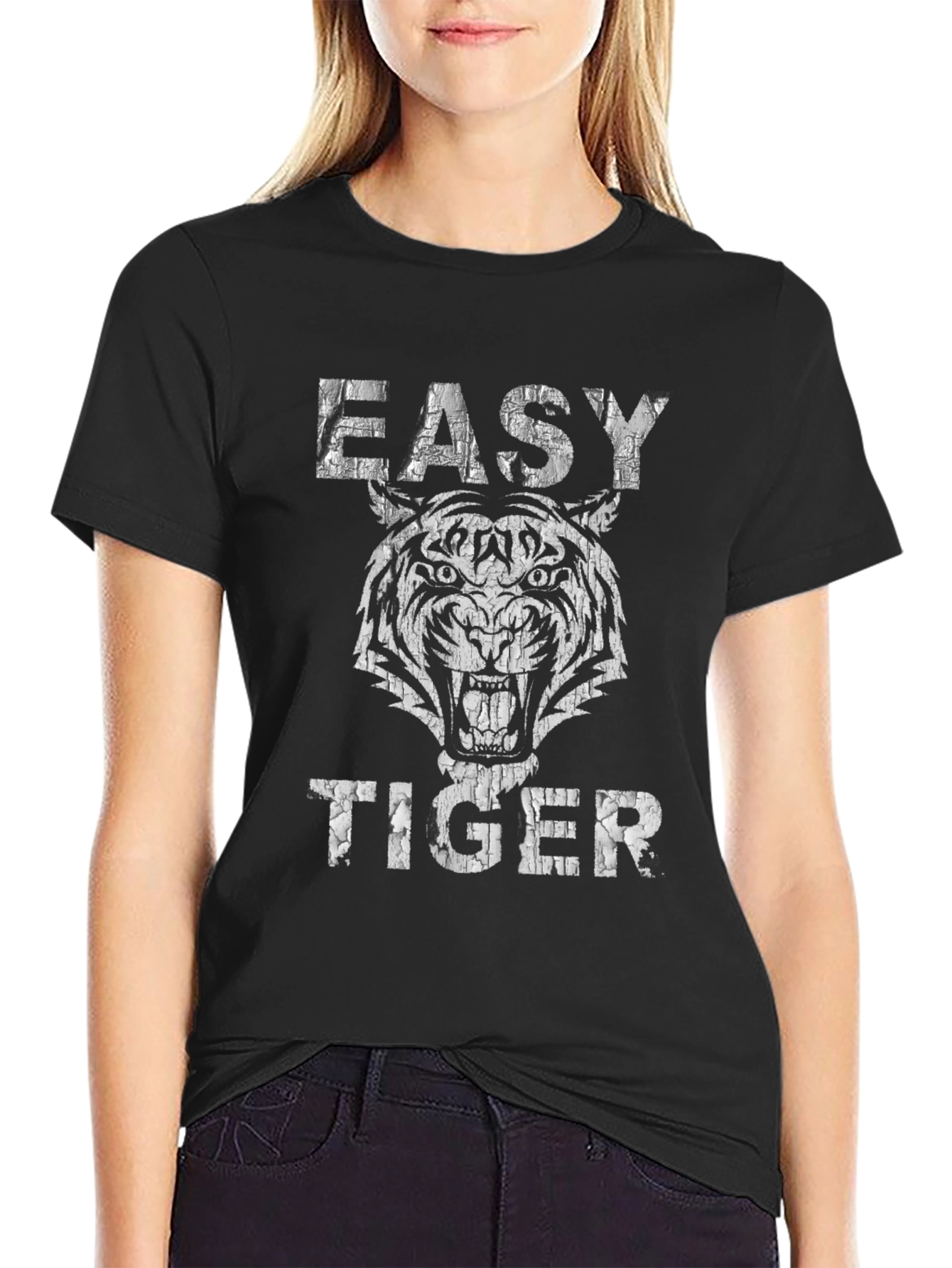 Easy Tiger Graphic Tee - Black