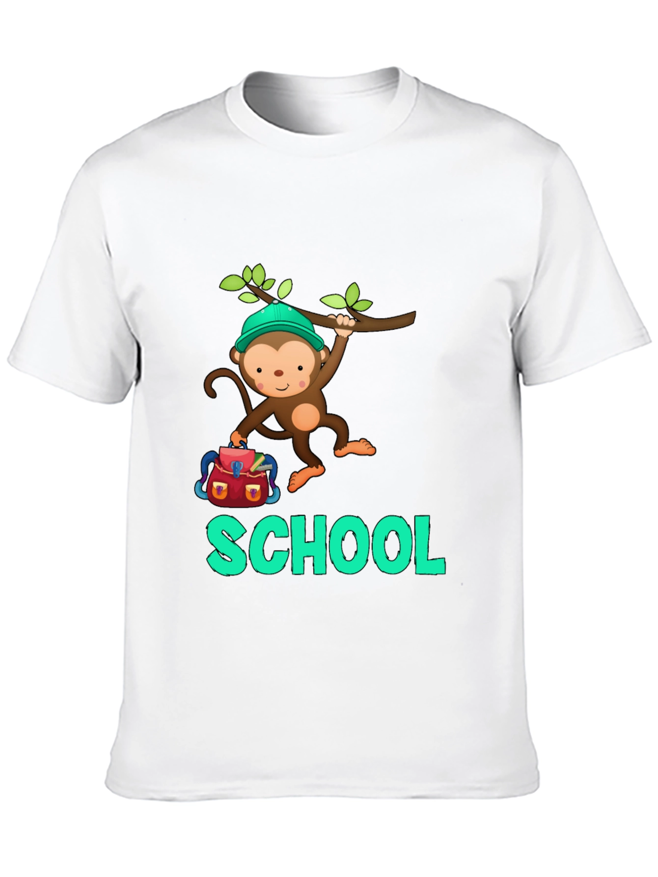 Monkey Back to School Graphic Tee
