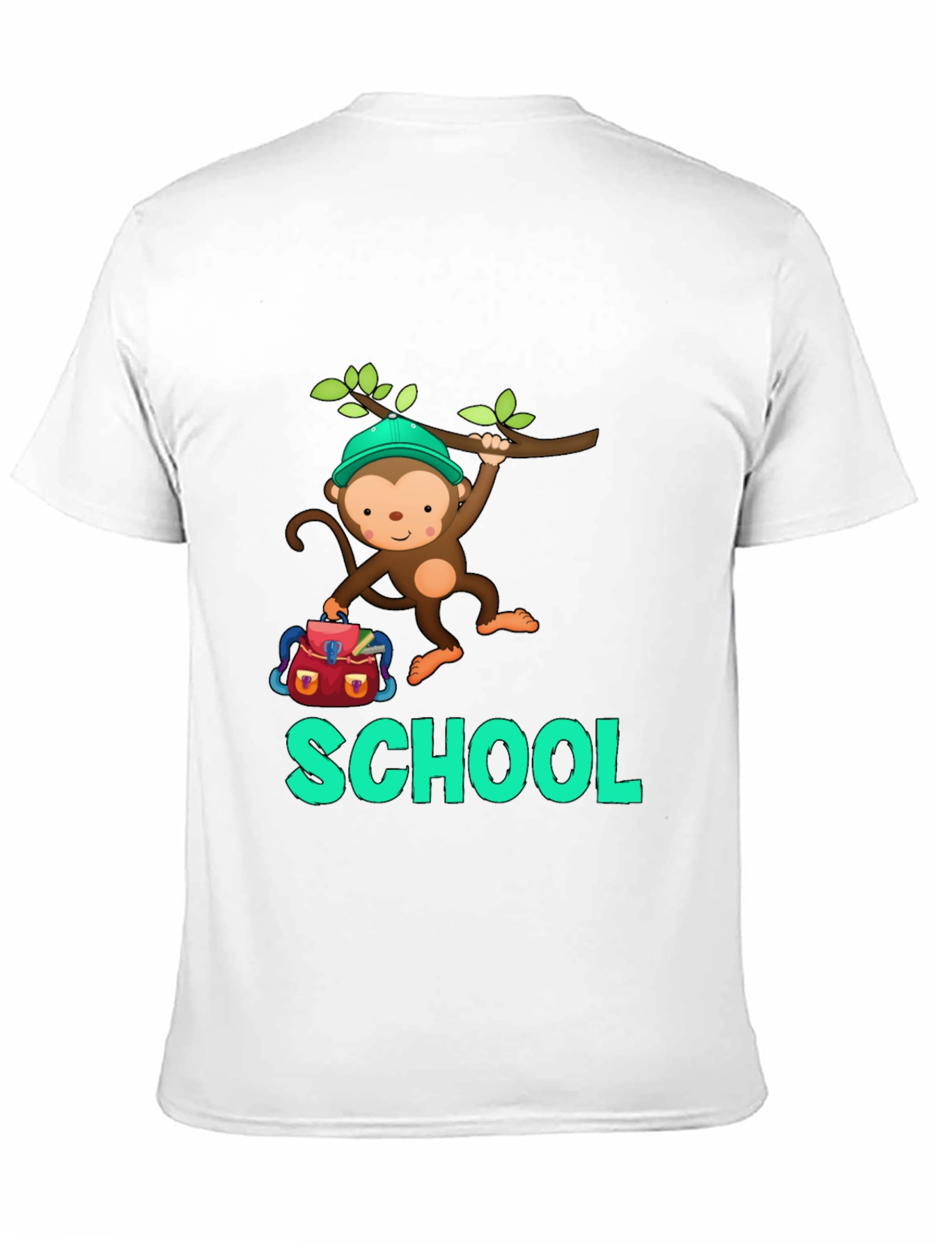Monkey Back to School Graphic Tee
