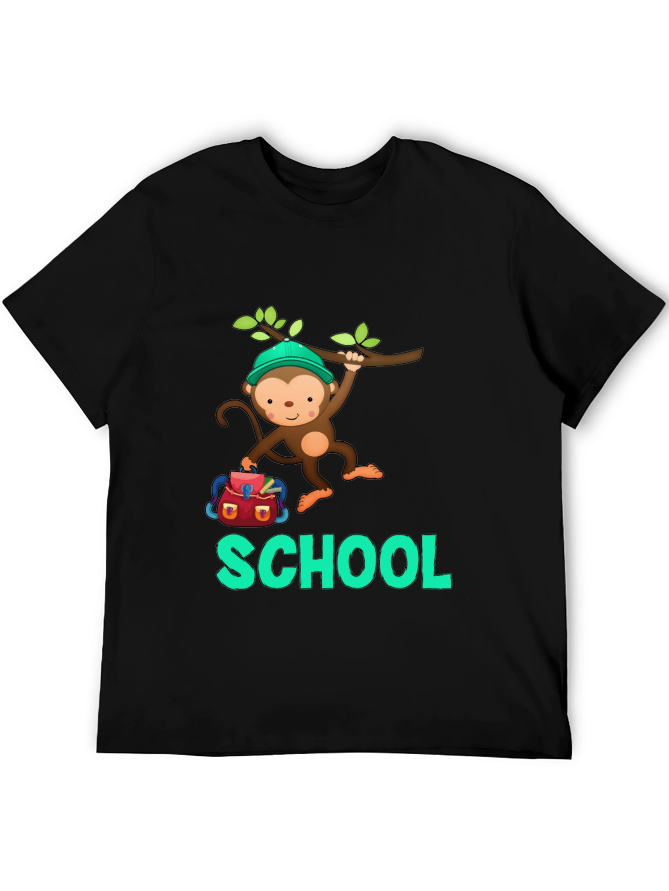 Monkey Back to School Graphic Tee