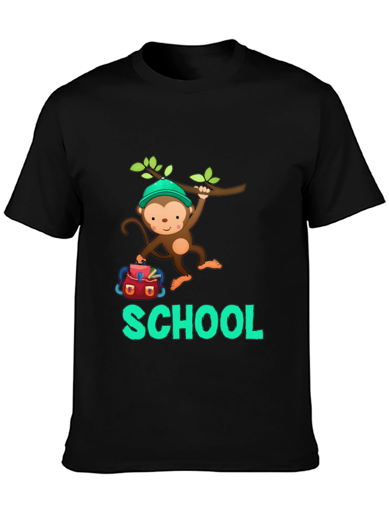 Monkey Back to School Graphic Tee