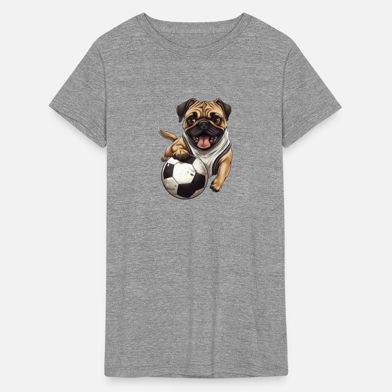 Pug in Football Frenzy: Striker with Paws