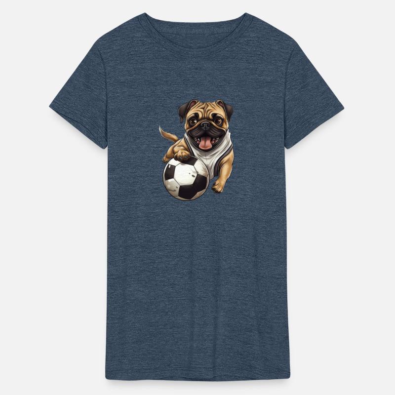 Pug in Football Frenzy: Striker with Paws