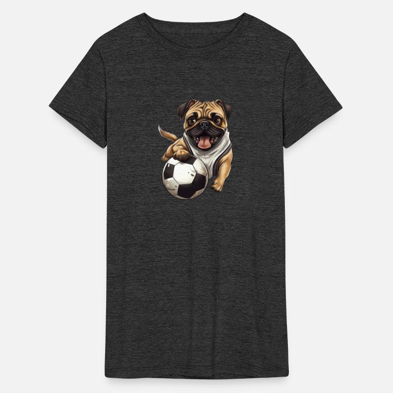 Pug in Football Frenzy: Striker with Paws
