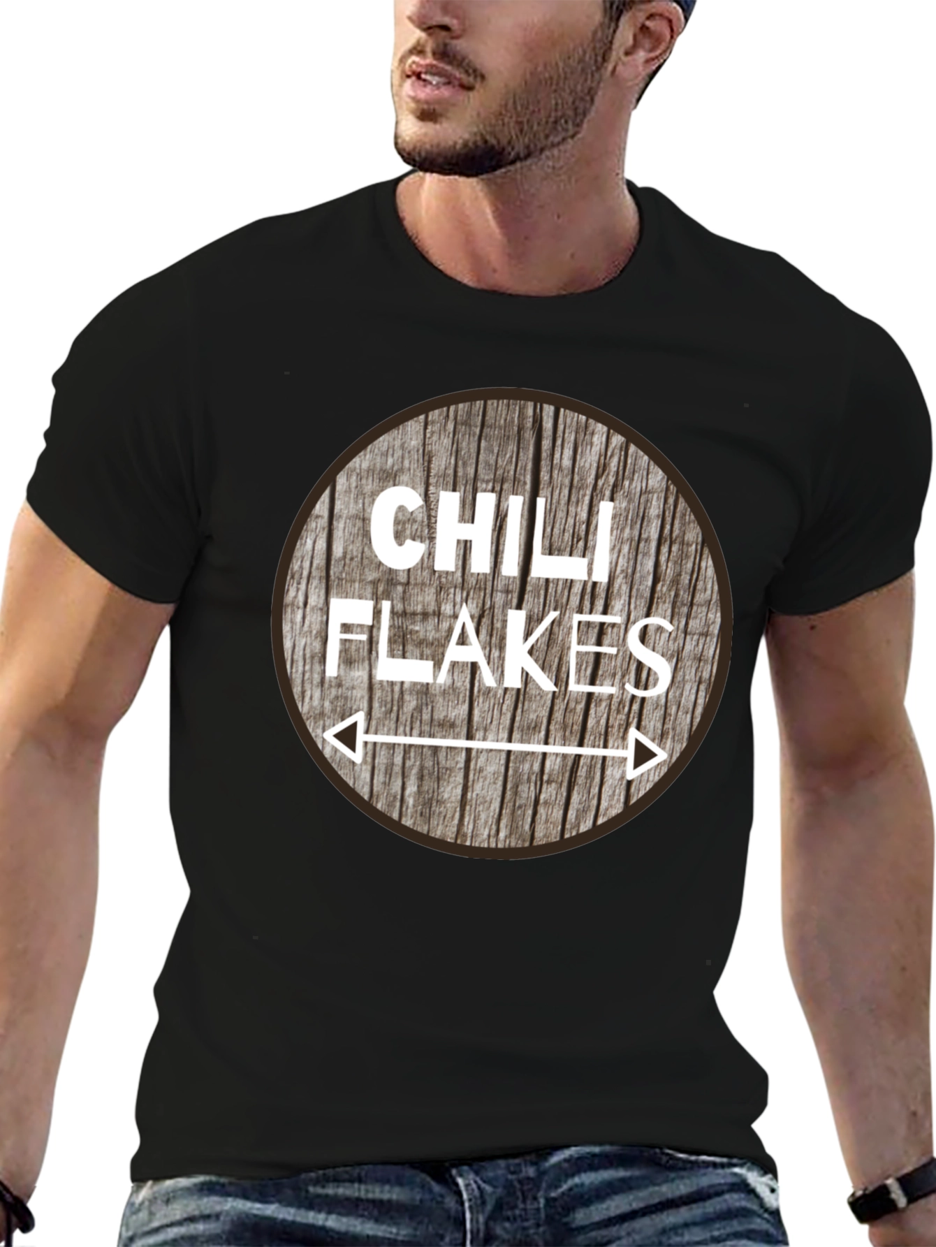 Chili Flakes Graphic Tee - Unique Design Casual Wear