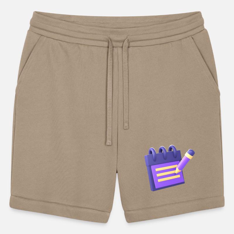 Purple Notebook with Pen Illustration