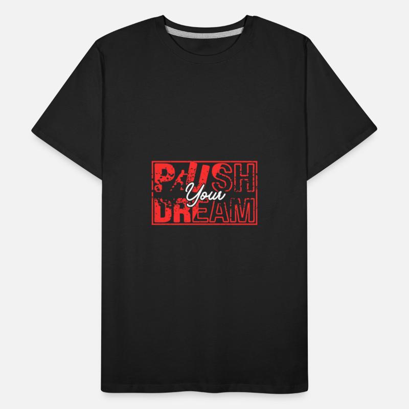 Push Your Dream Grunge Motivational Design