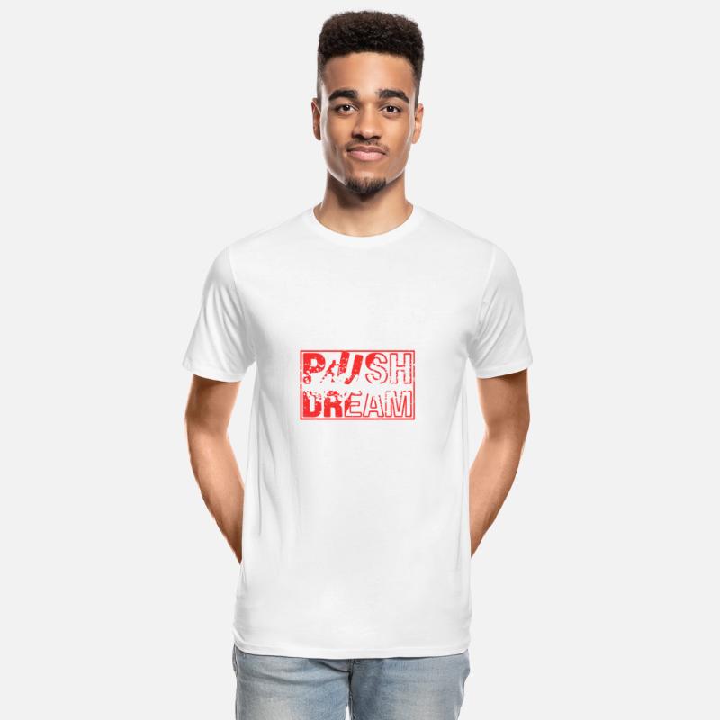 Push Your Dream Grunge Motivational Design