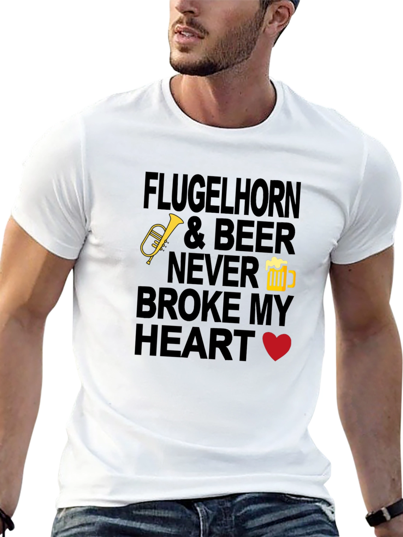 Flugelhorn & Beer Graphic Tee