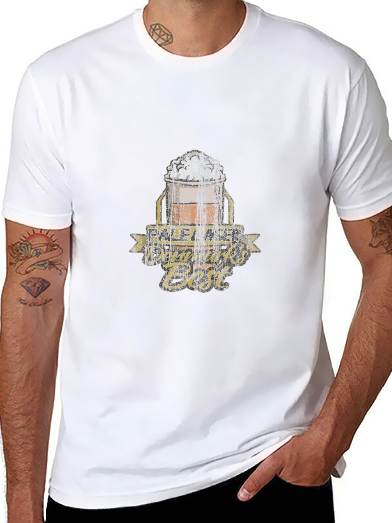Denmarks Best Pale Lager T-Shirt - Black