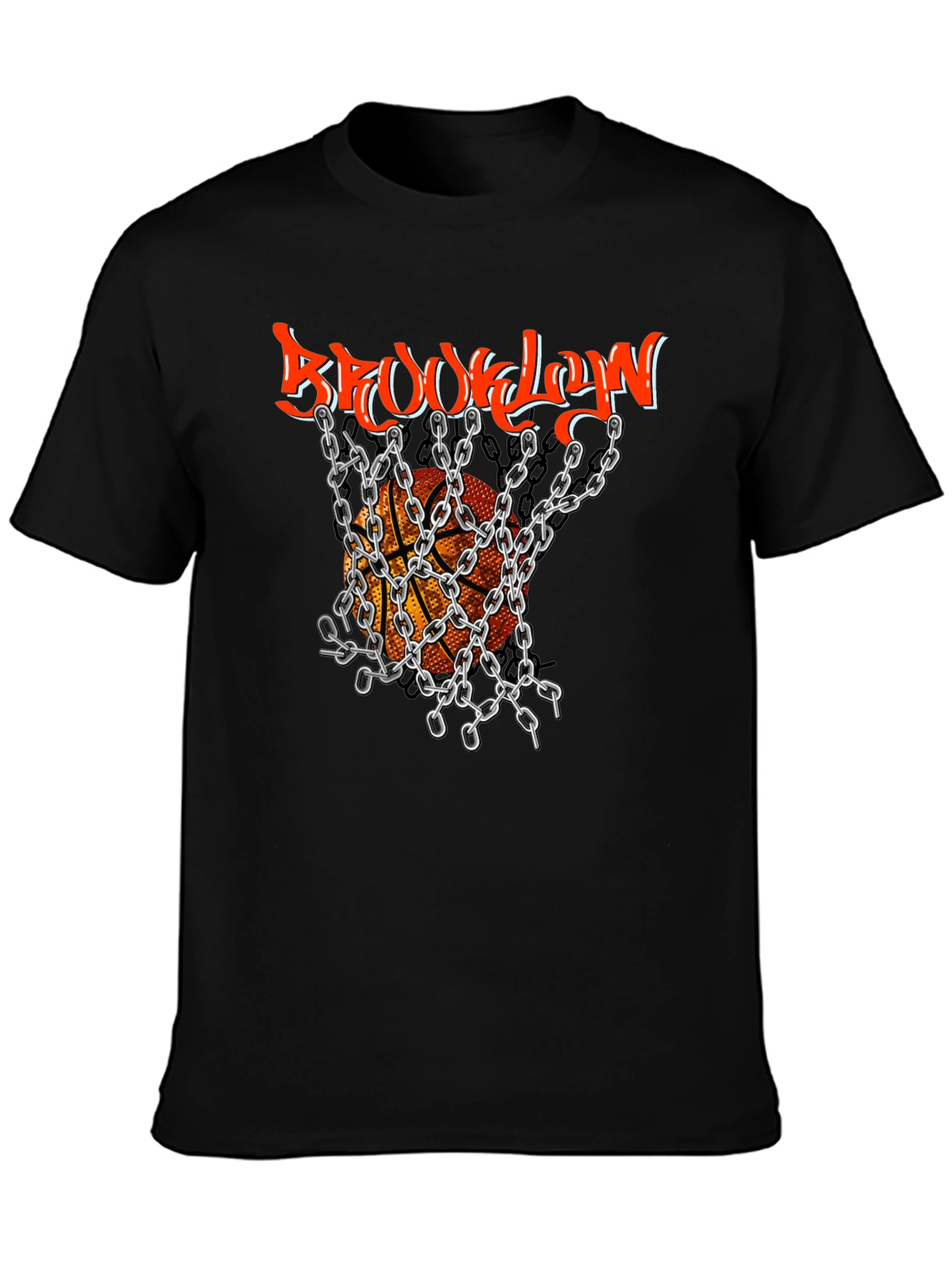 Brooklyn Basketball Graphic Tee - Stylish Mens T-Shirt