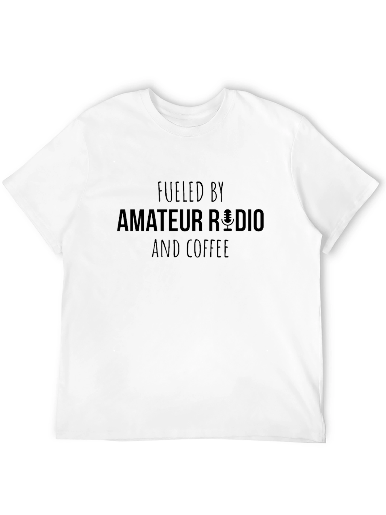 Fueled by Amateur Radio and Coffee T-Shirt