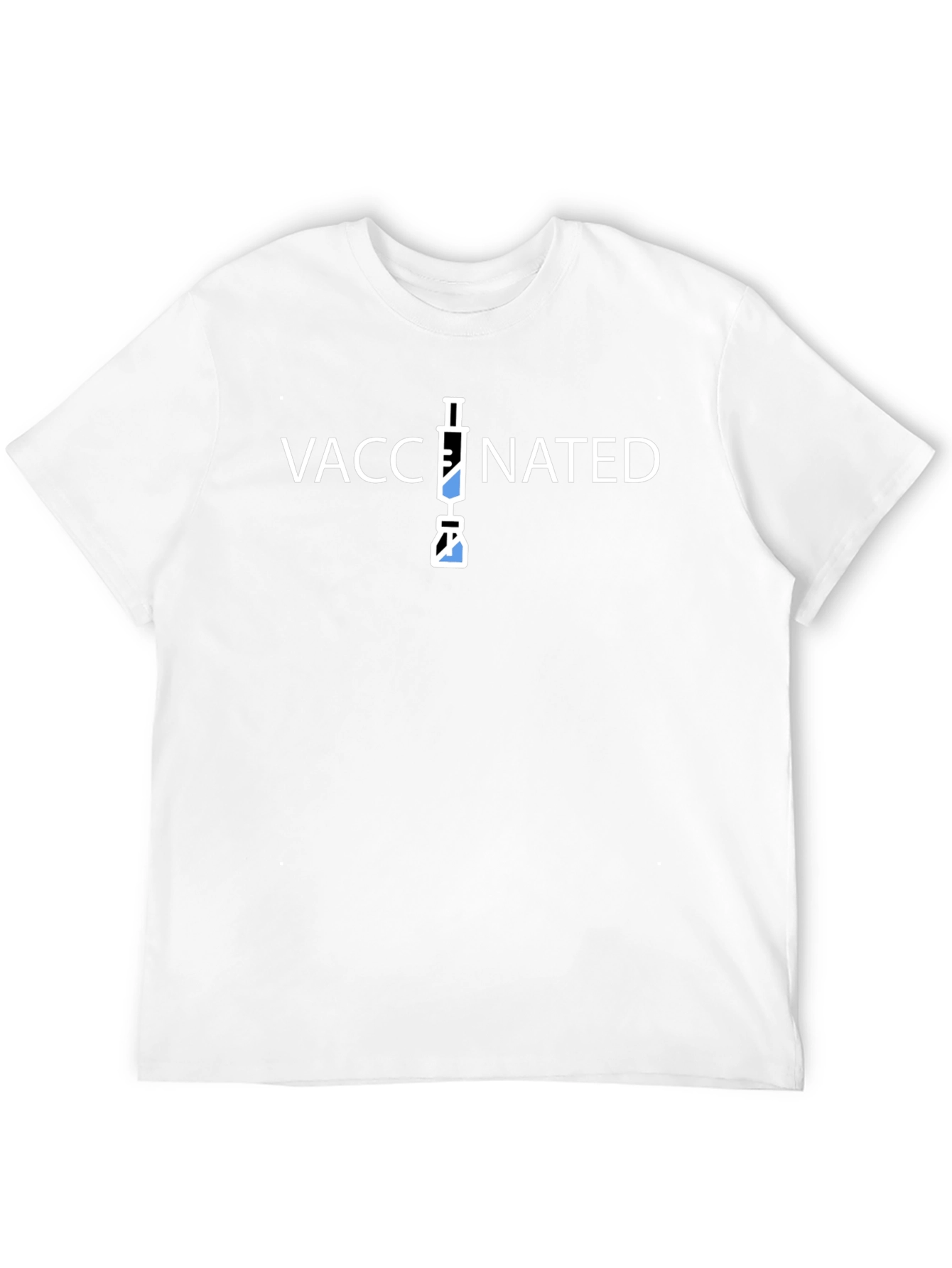 Vaccinated Graphic Tee - Modern Statement Shirt