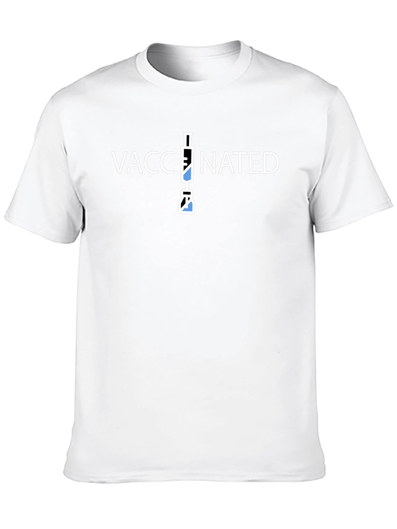 Vaccinated Graphic Tee - Modern Statement Shirt