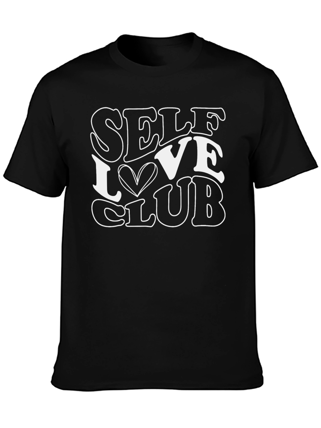 Self Love Club Graphic Tee - Unisex Black T-Shirt