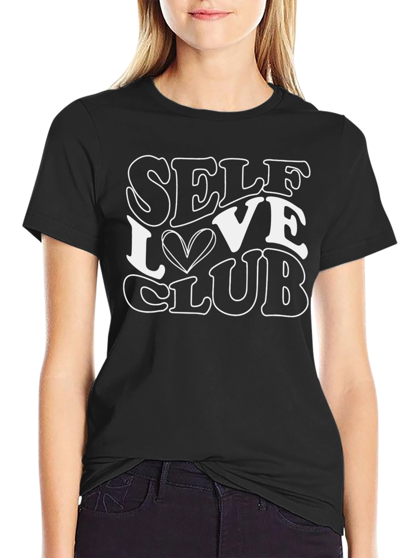 Self Love Club Graphic Tee - Unisex Black T-Shirt