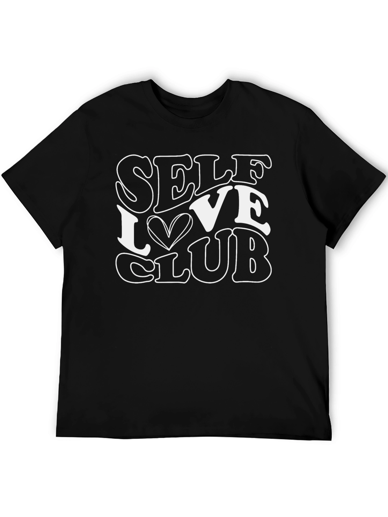 Self Love Club Graphic Tee - Unisex Black T-Shirt