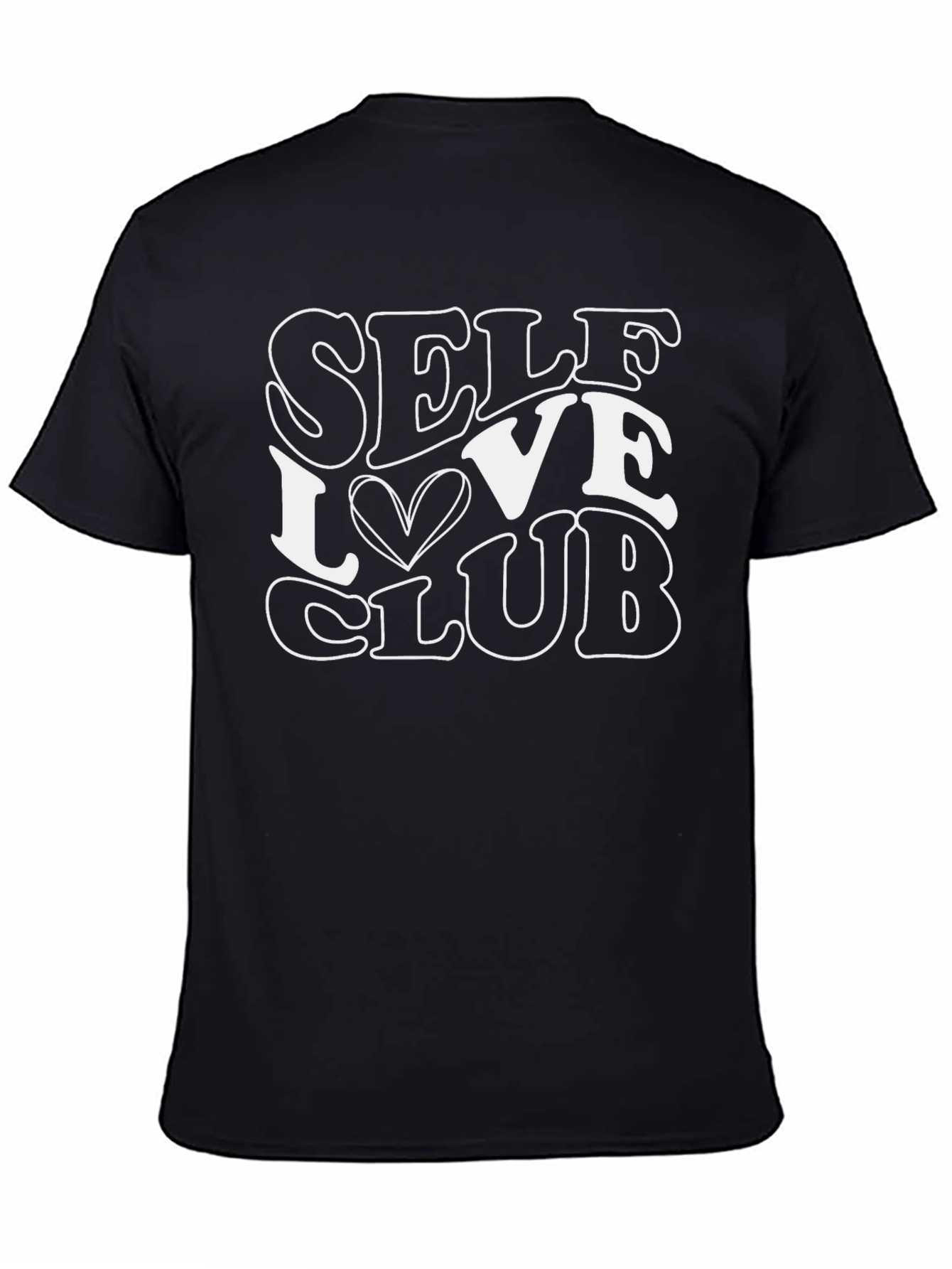 Self Love Club Graphic Tee - Unisex Black T-Shirt