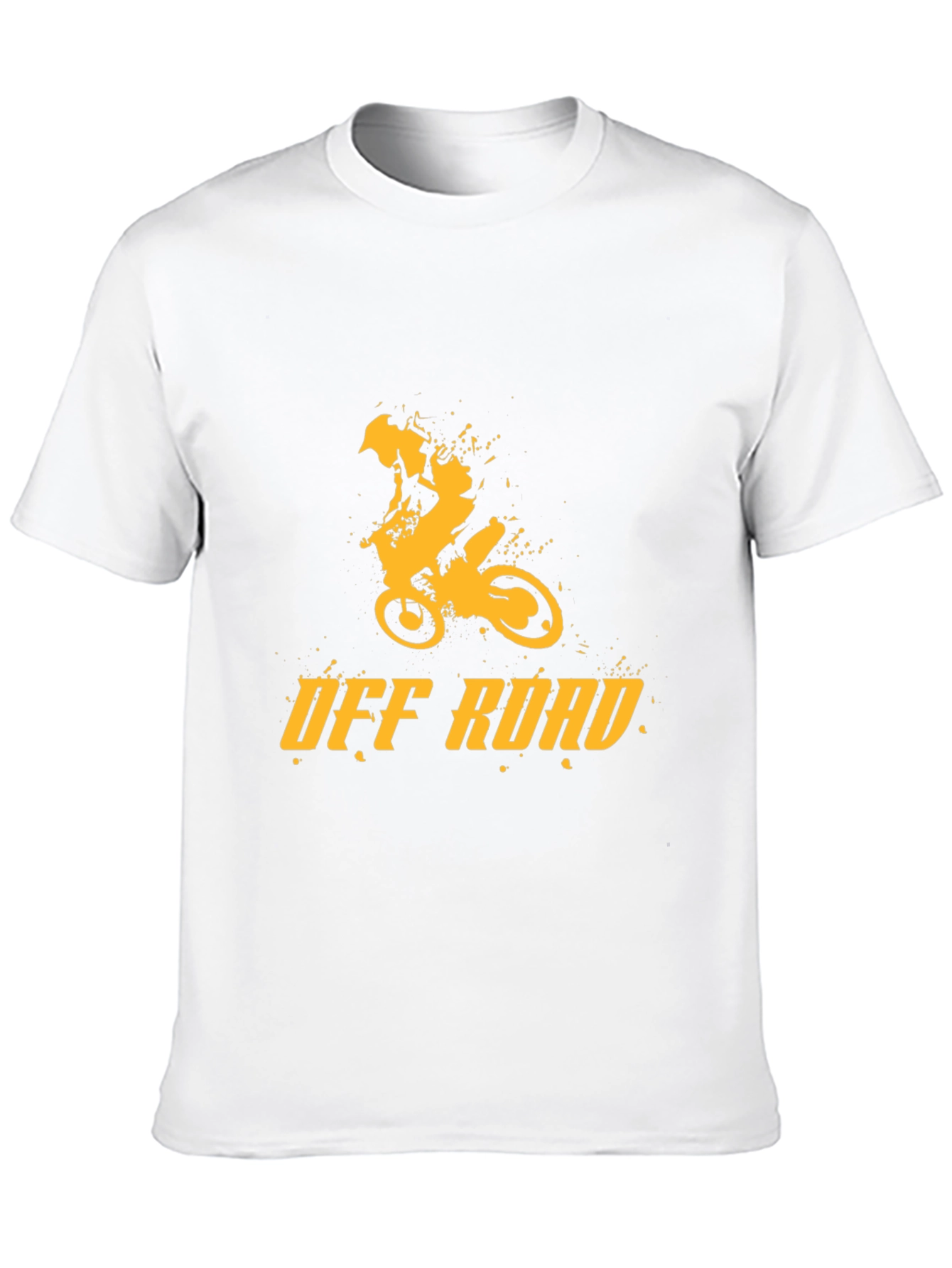 Off Road Dirt Bike Graphic Tee - Black