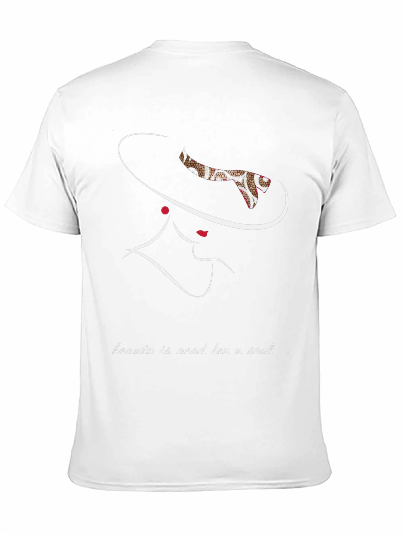 Elegant Woman Silhouette Graphic T-Shirt