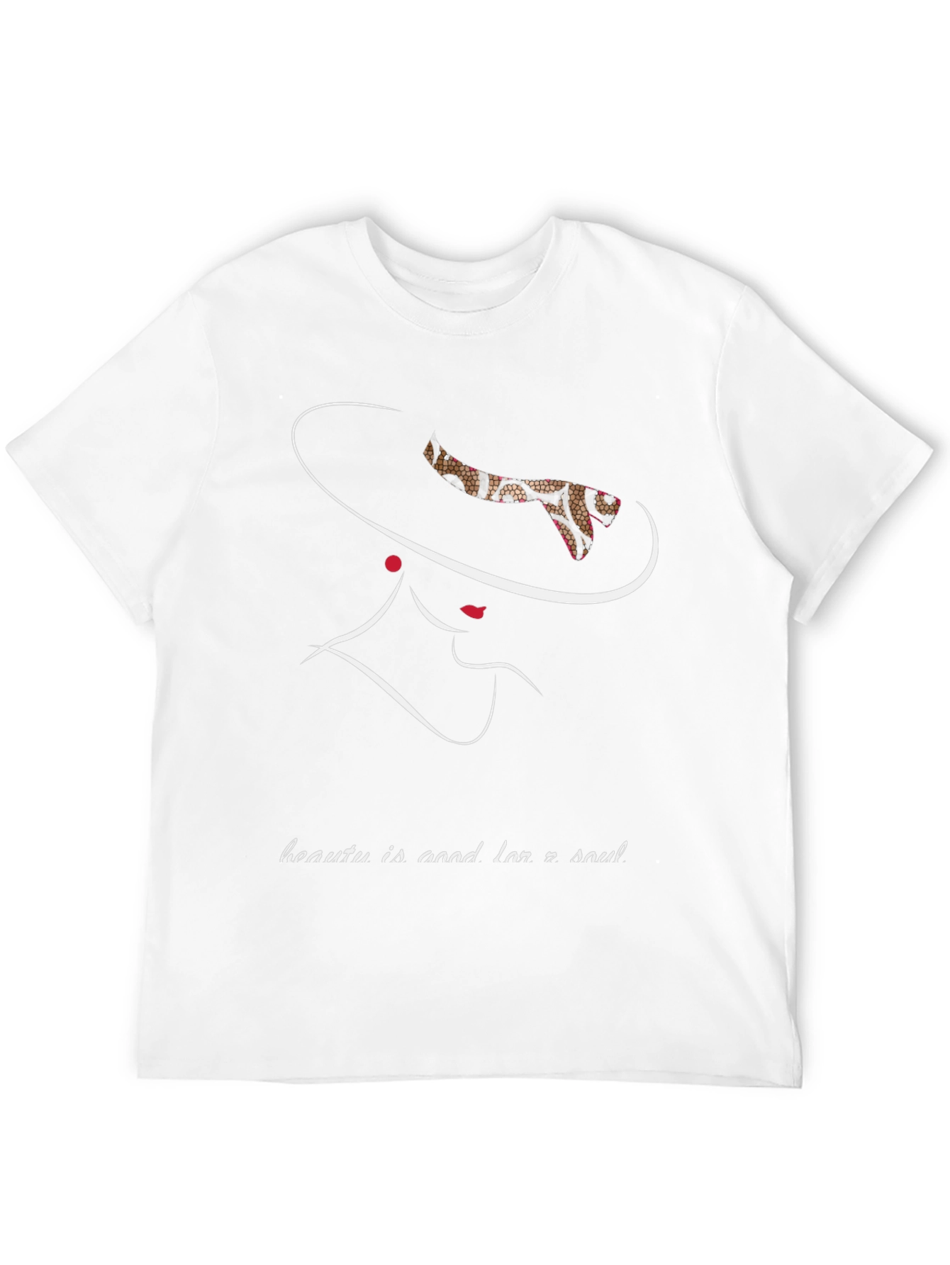 Elegant Woman Silhouette Graphic T-Shirt