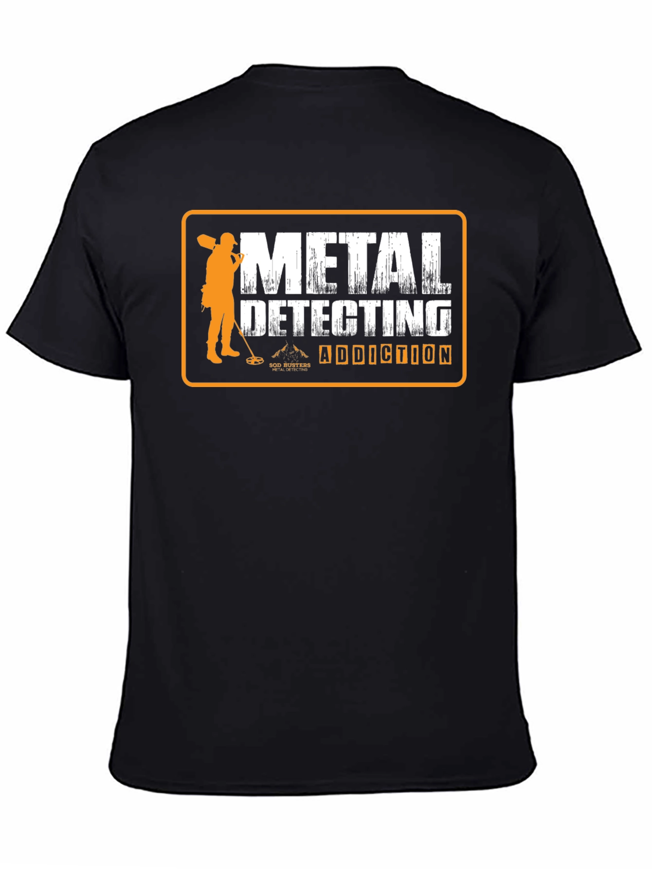 Metal Detecting Addiction T-Shirt - Black