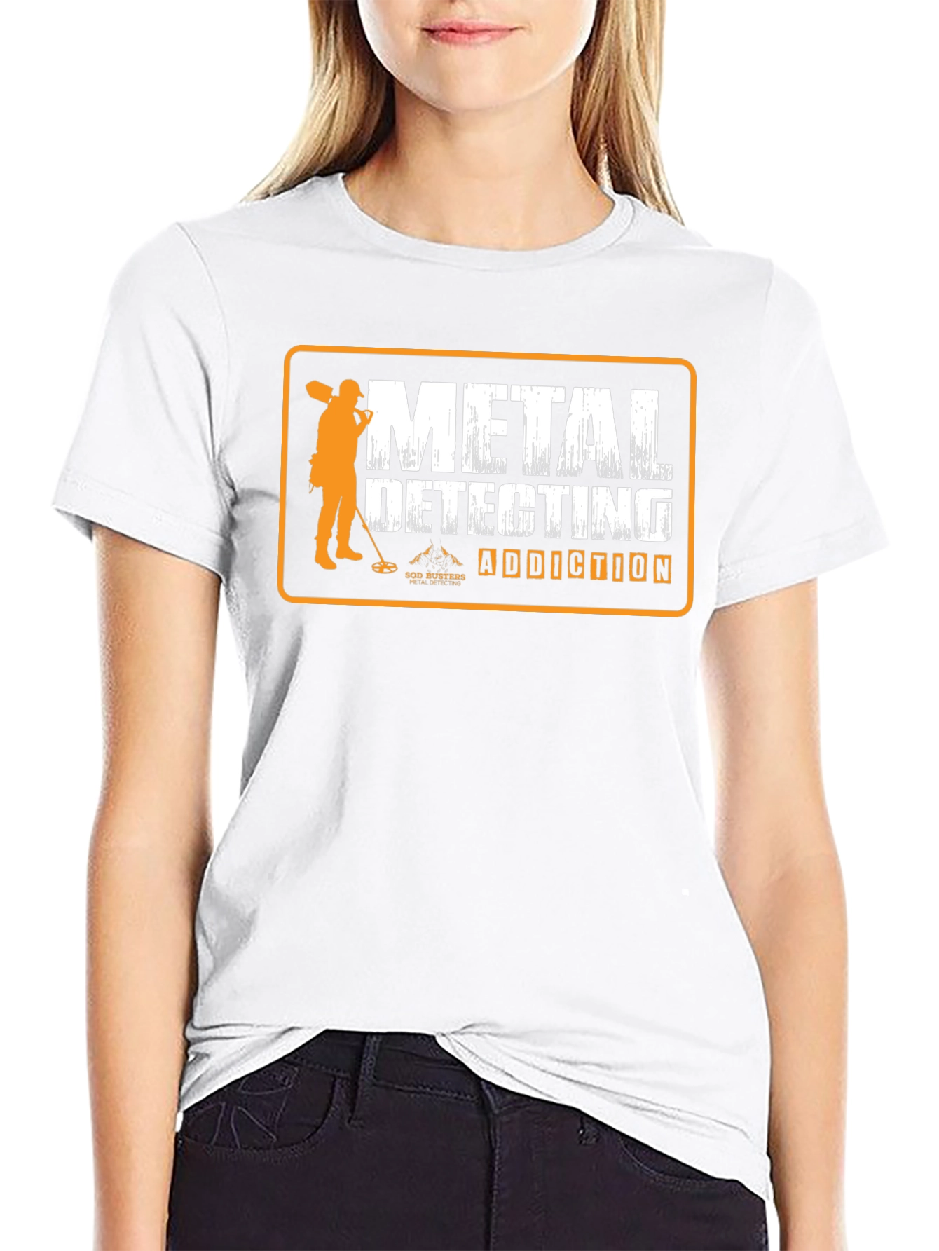 Metal Detecting Addiction T-Shirt - Black