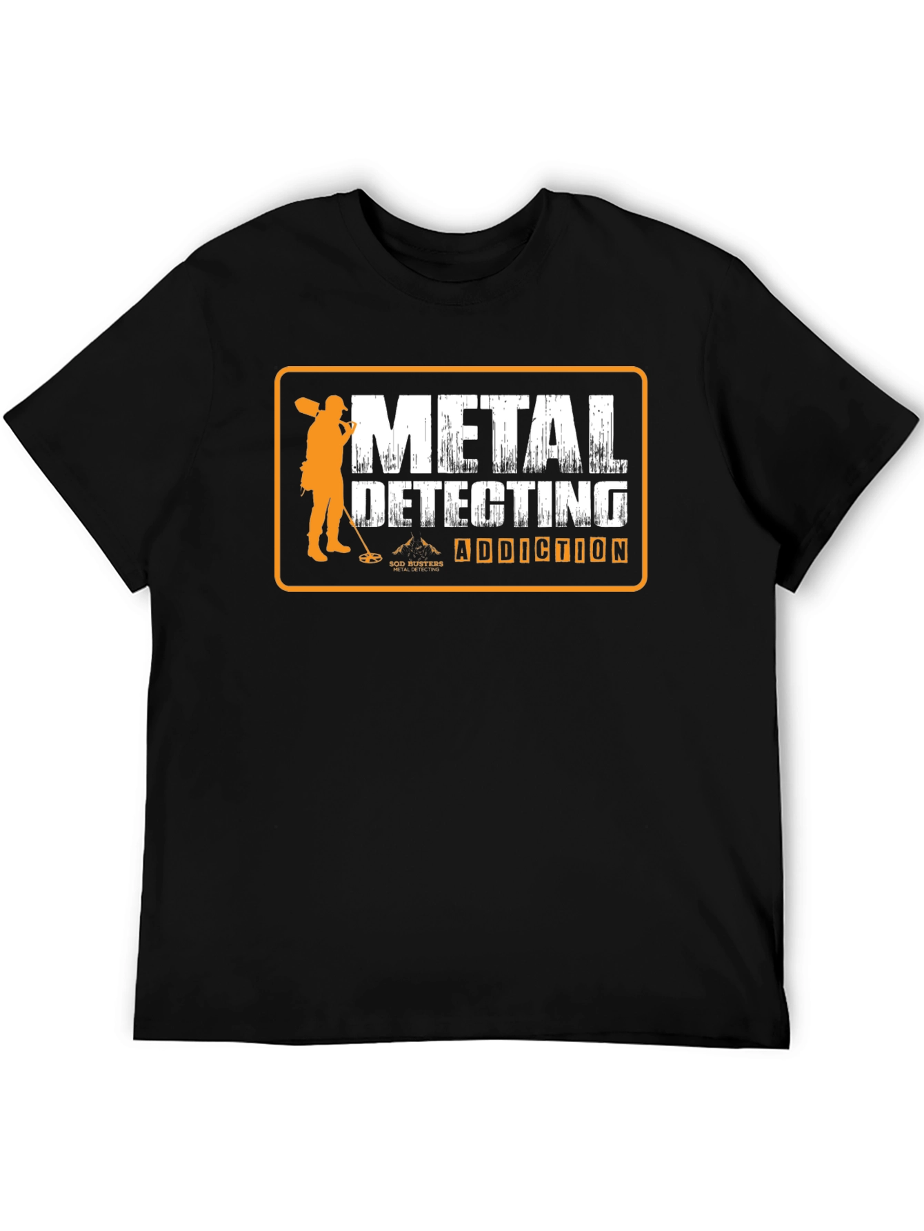 Metal Detecting Addiction T-Shirt - Black