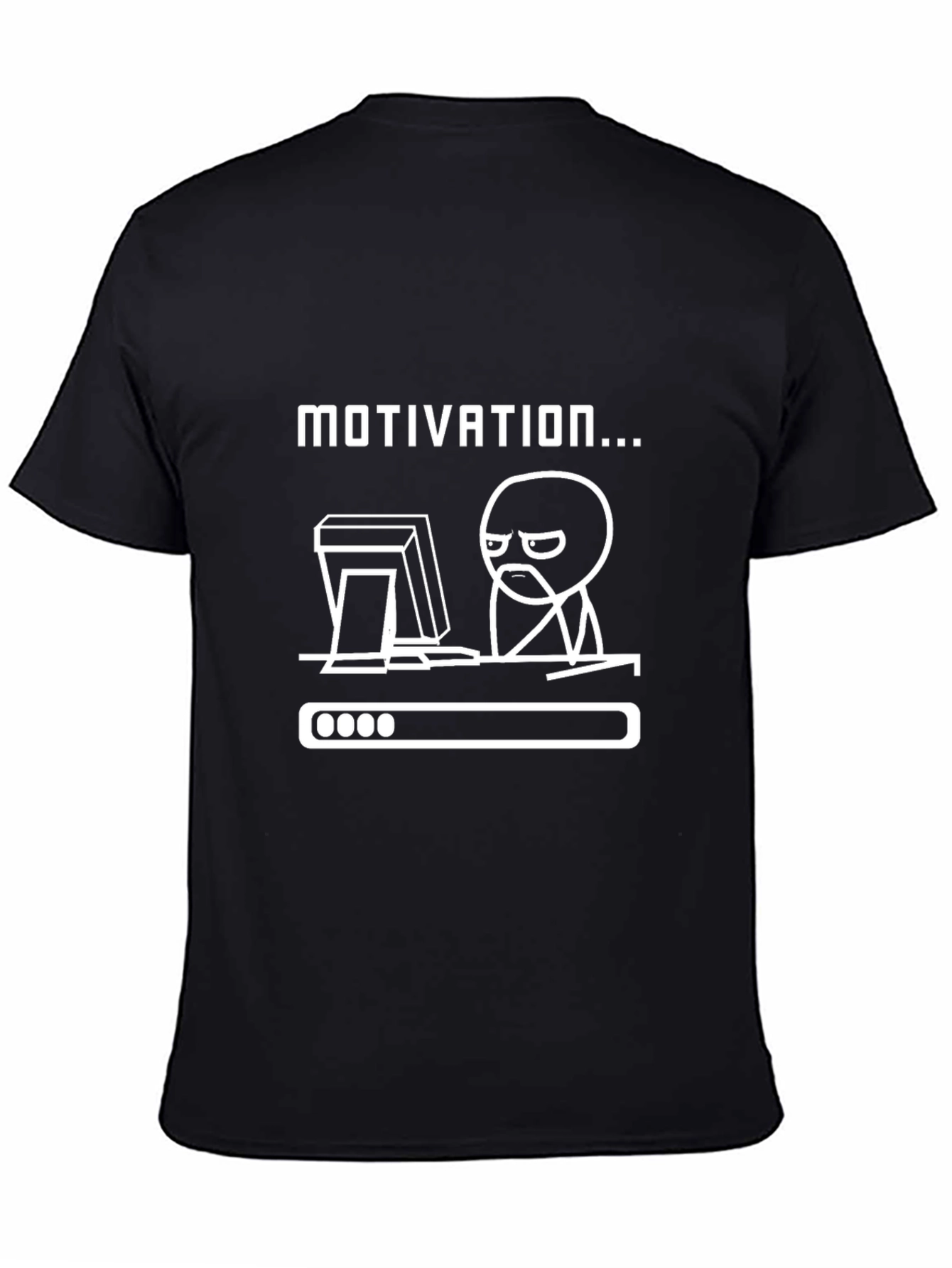 Motivation Loading Funny Graphic Tee