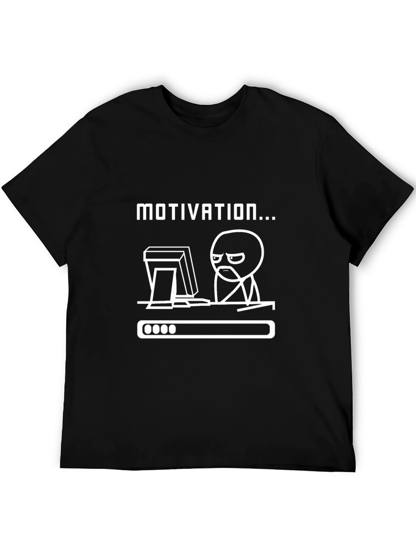 Motivation Loading Funny Graphic Tee