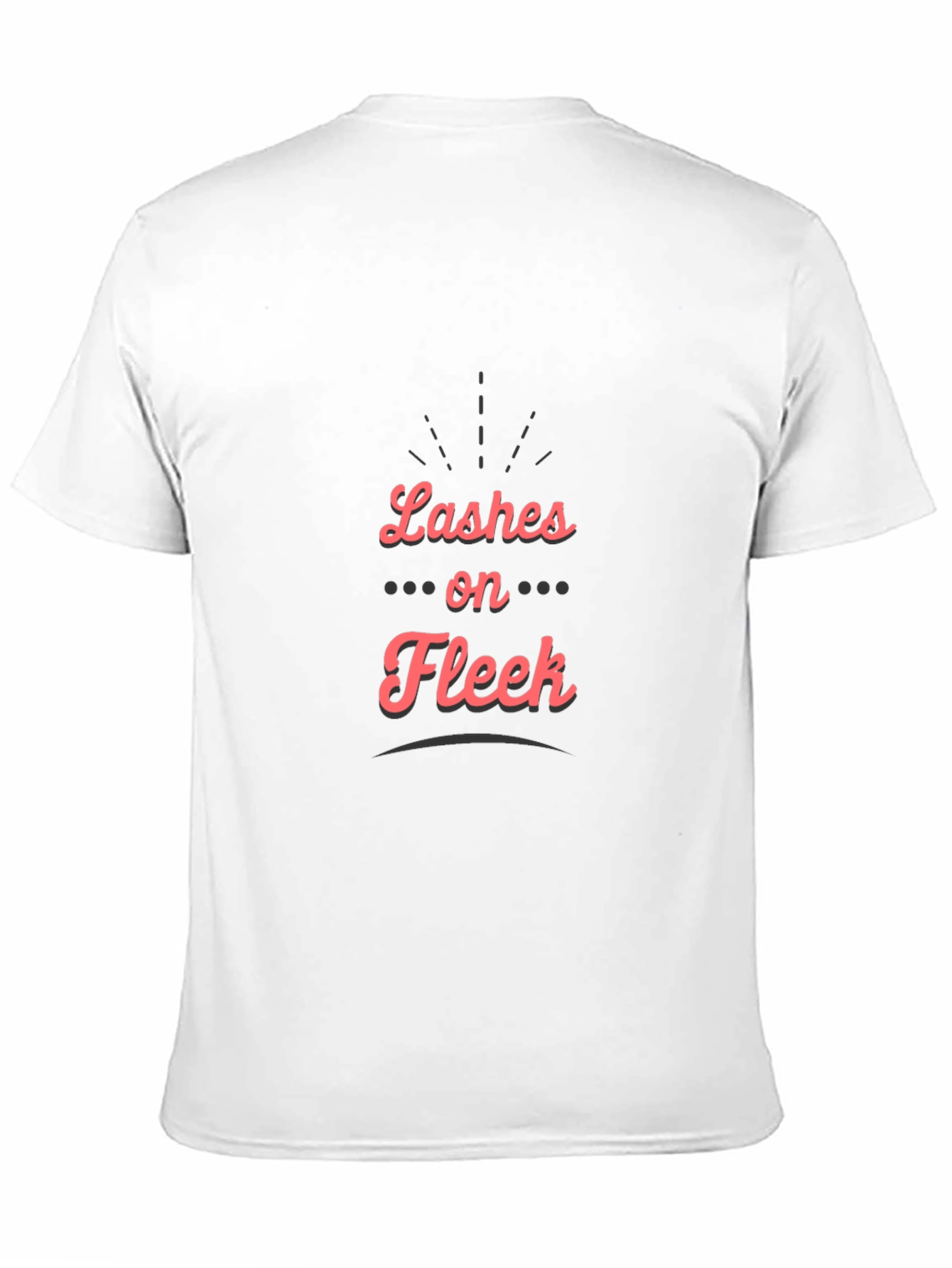 Lashes on Fleek Graphic Tee - Stylish Black T-Shirt