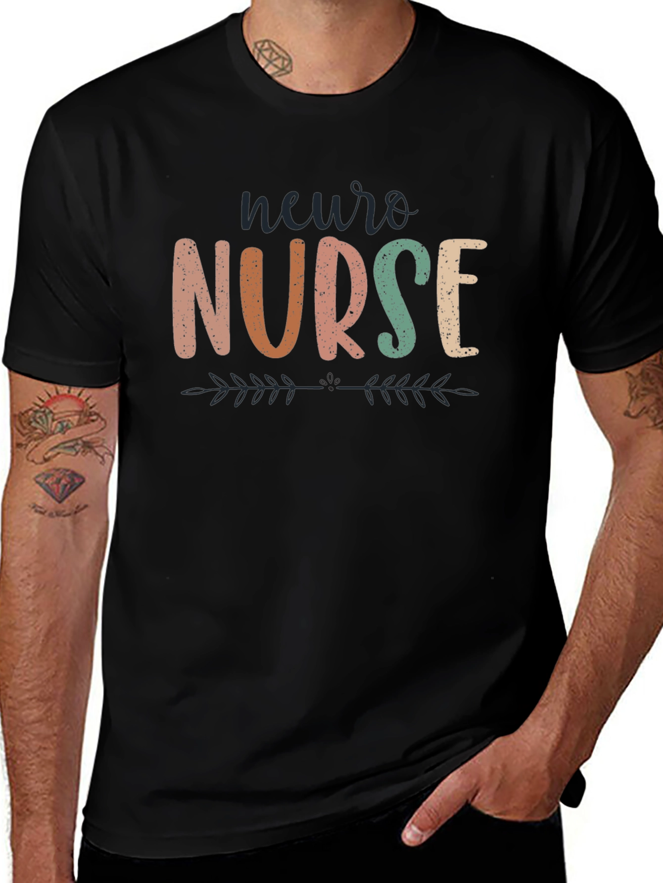 Neuro Nurse T-Shirt - Retro Nursing Tee