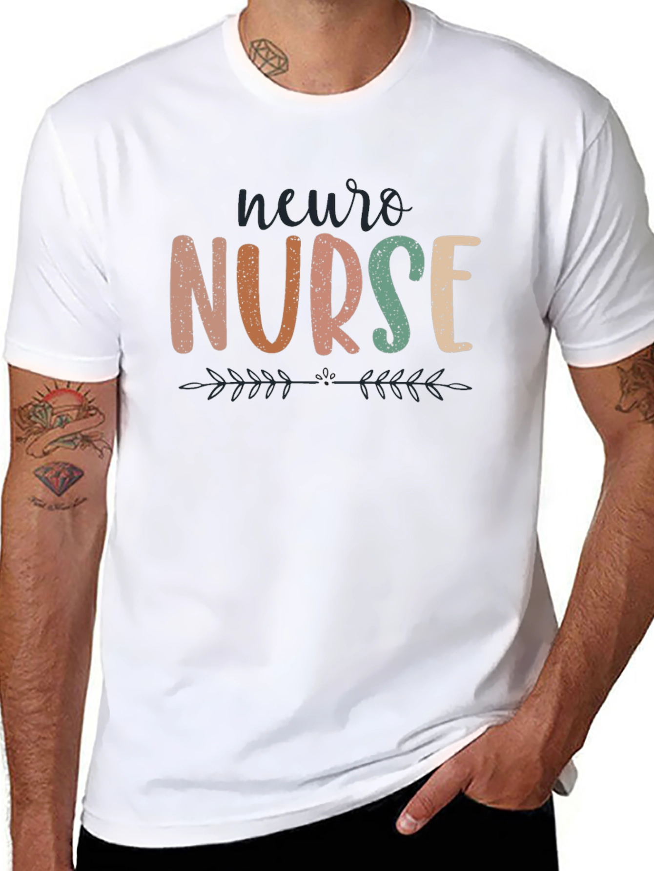 Neuro Nurse T-Shirt - Retro Nursing Tee