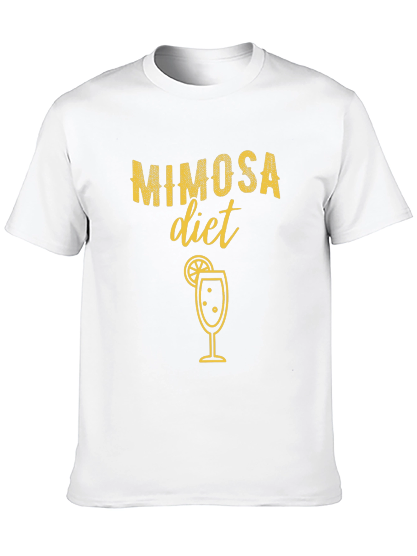 Mimosa Diet Graphic T-Shirt - Black