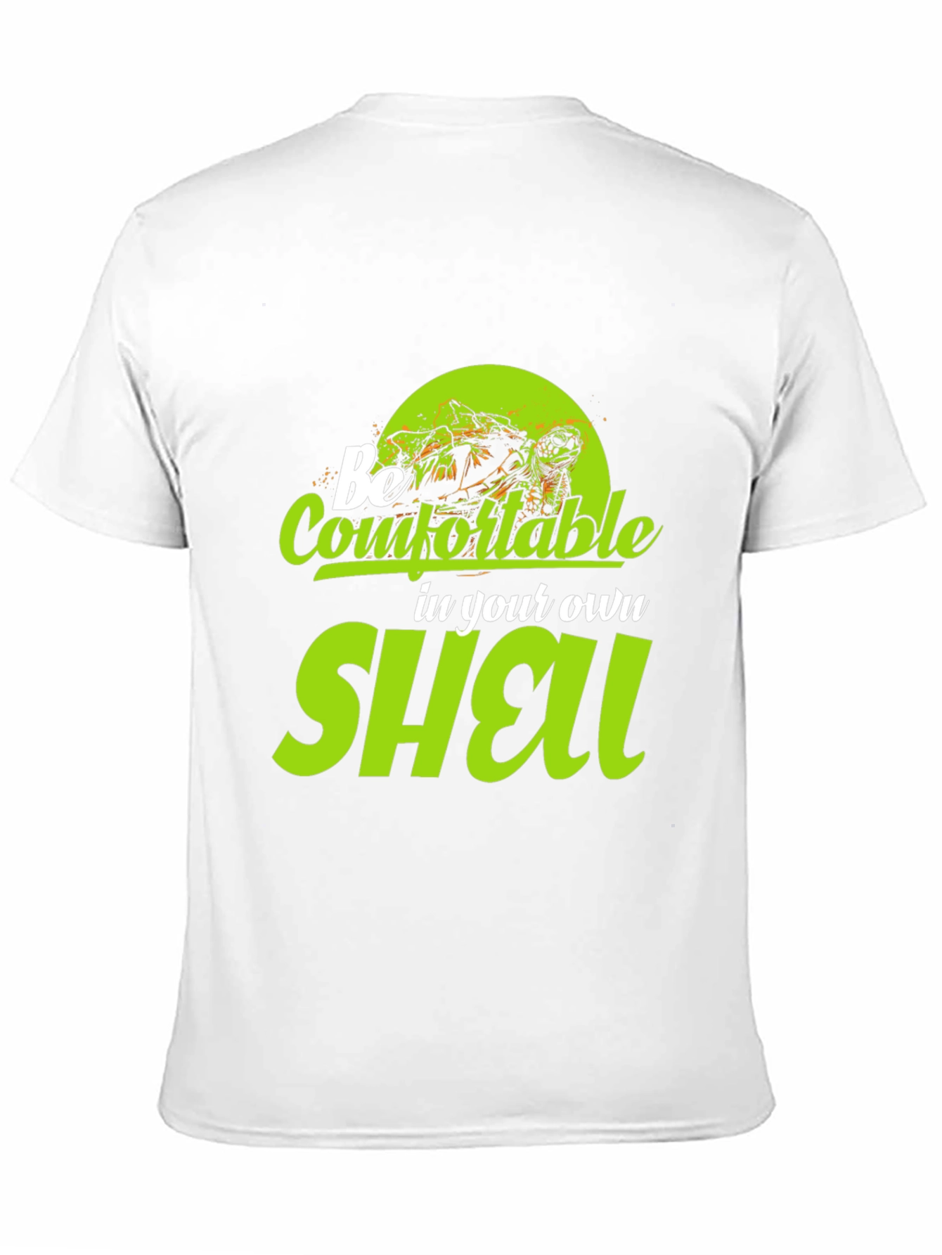 Be Comfortable in Your Own Shell Black T-Shirt