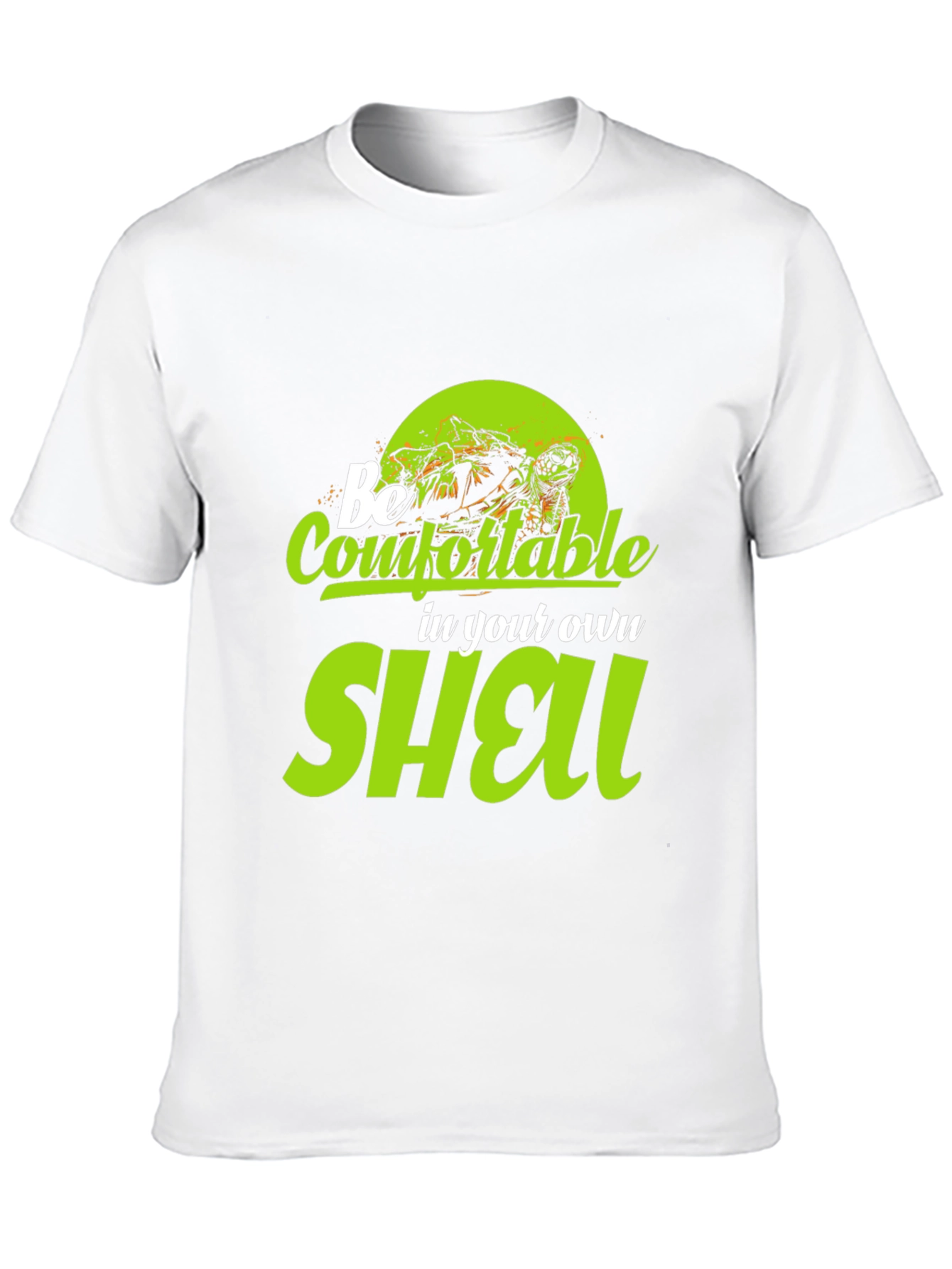 Be Comfortable in Your Own Shell Black T-Shirt