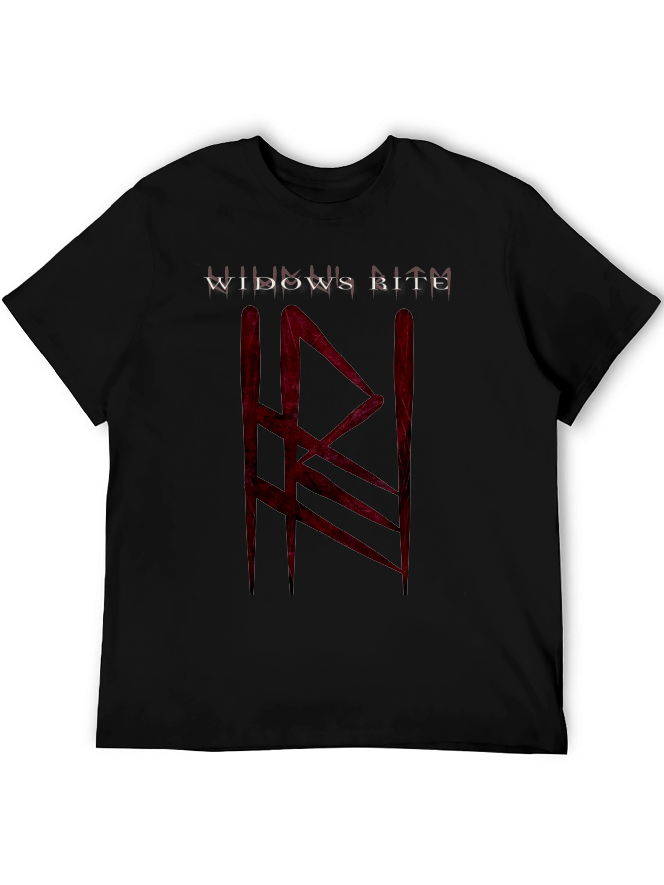 Widows Bite Graphic Tee - Black Cotton T-Shirt