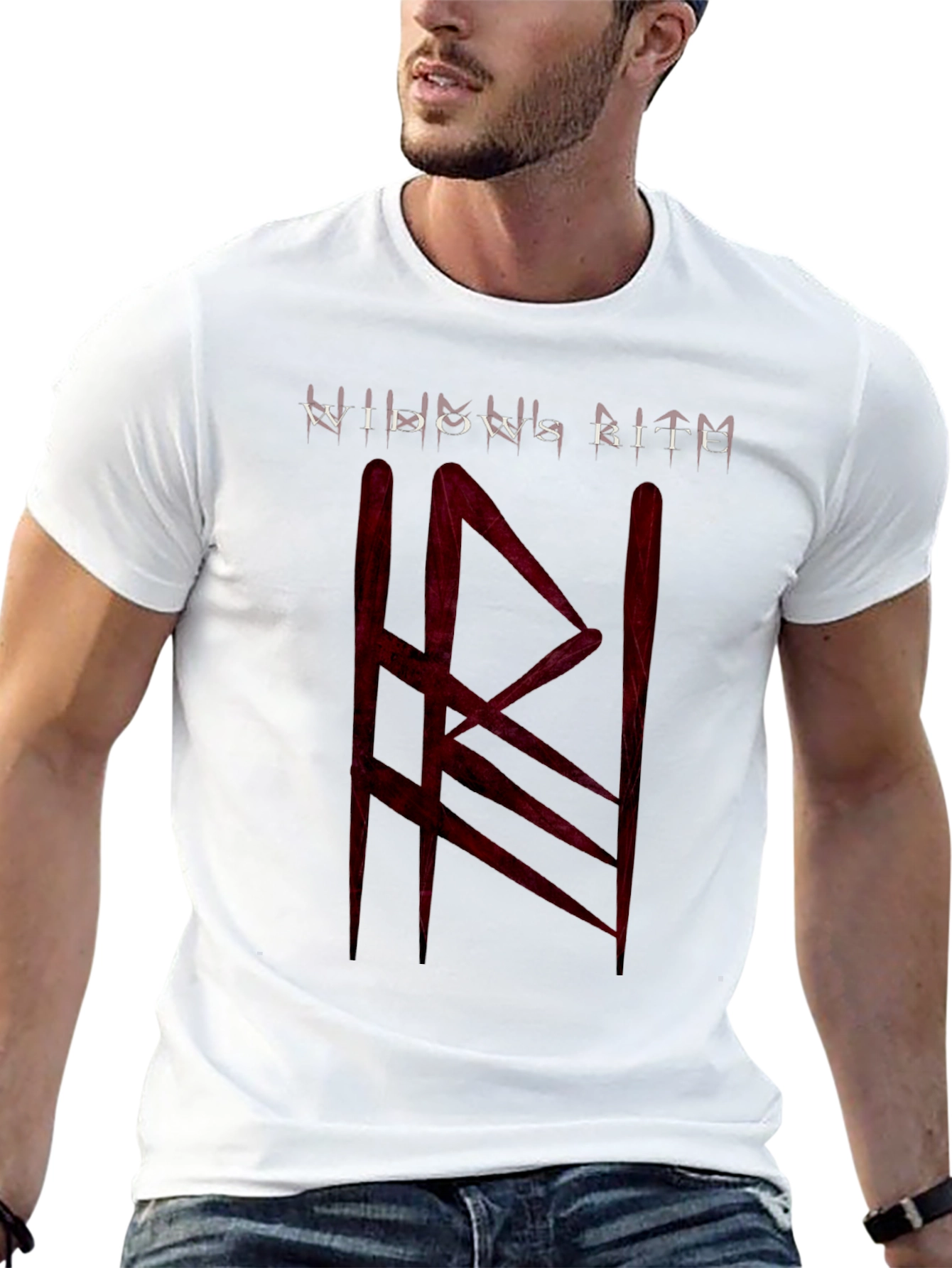 Widows Bite Graphic Tee - Black Cotton T-Shirt