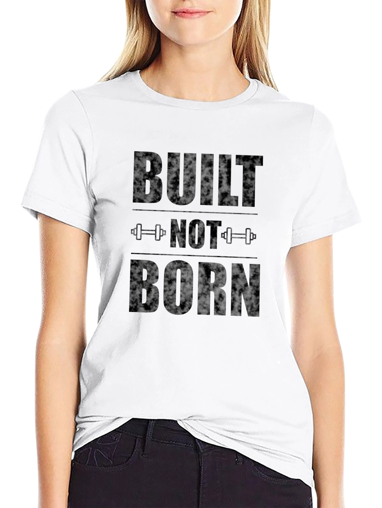 Built Not Born Black T-Shirt