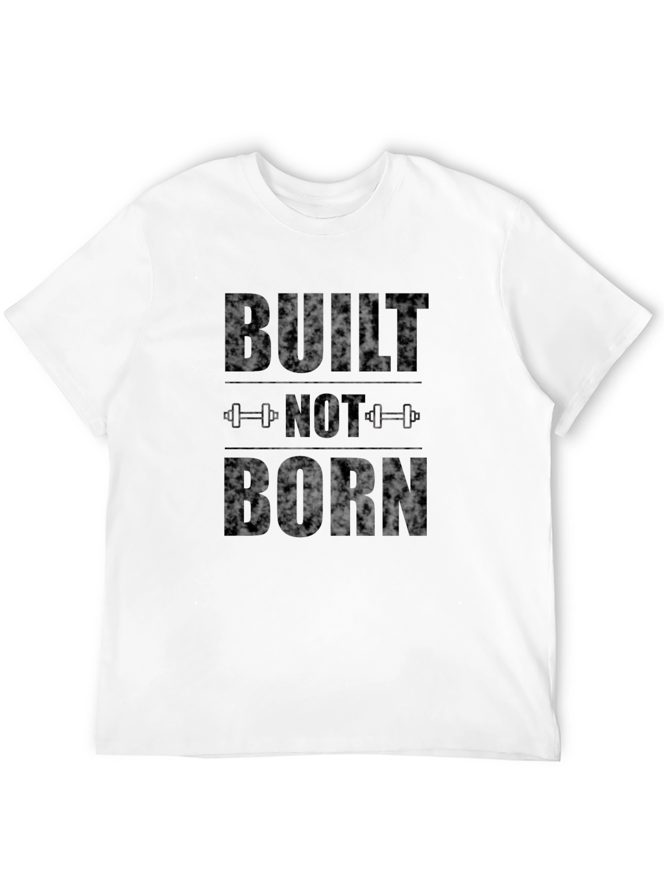 Built Not Born Black T-Shirt