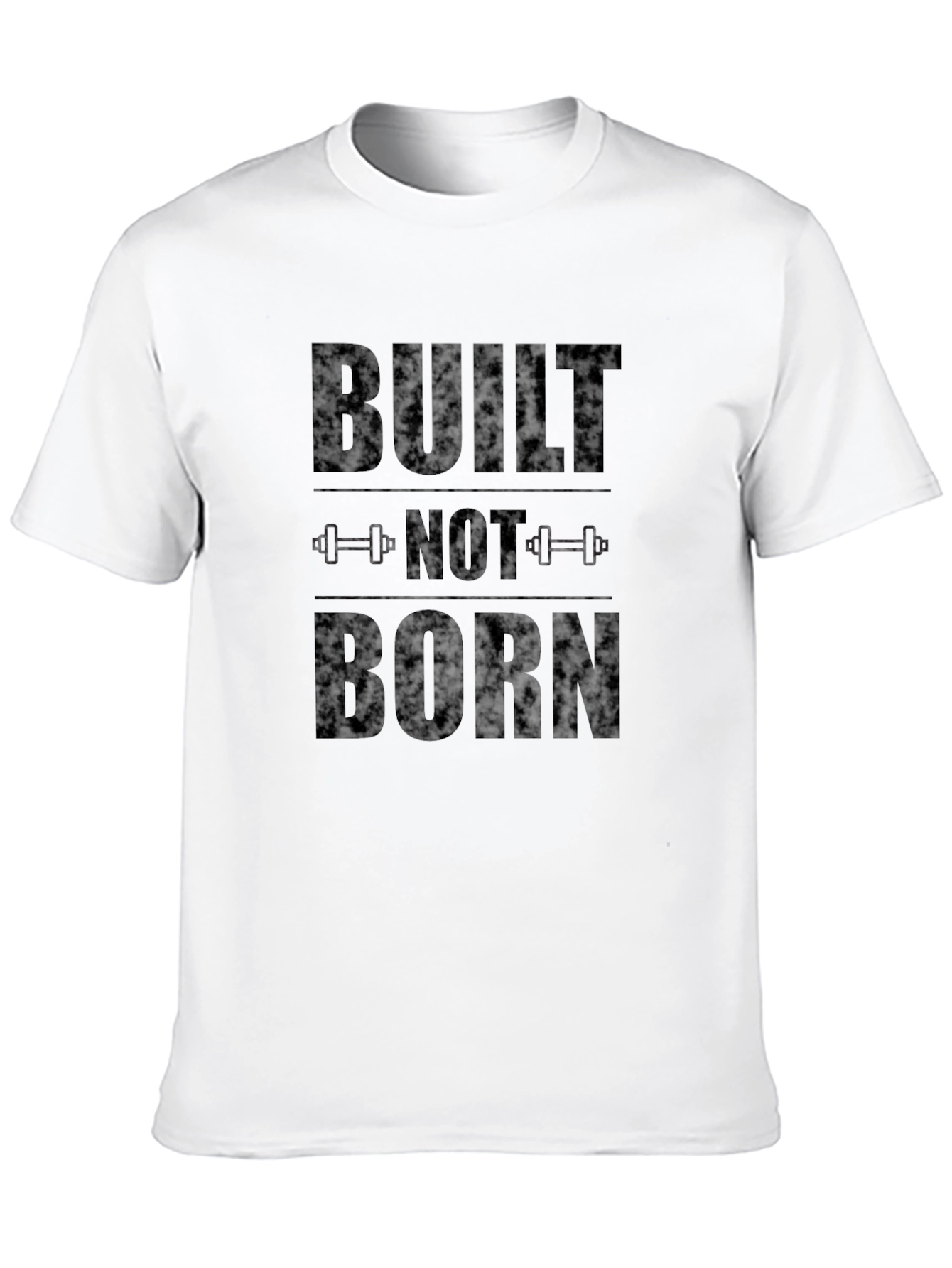Built Not Born Black T-Shirt