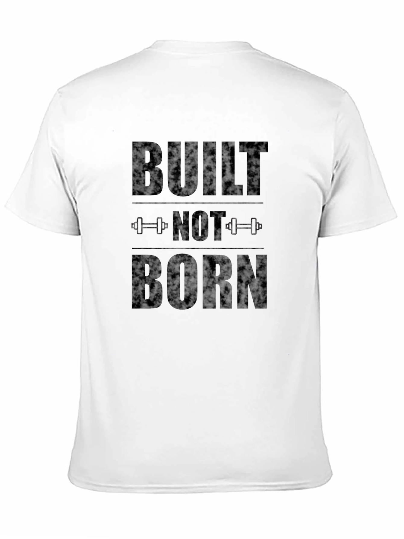 Built Not Born Black T-Shirt