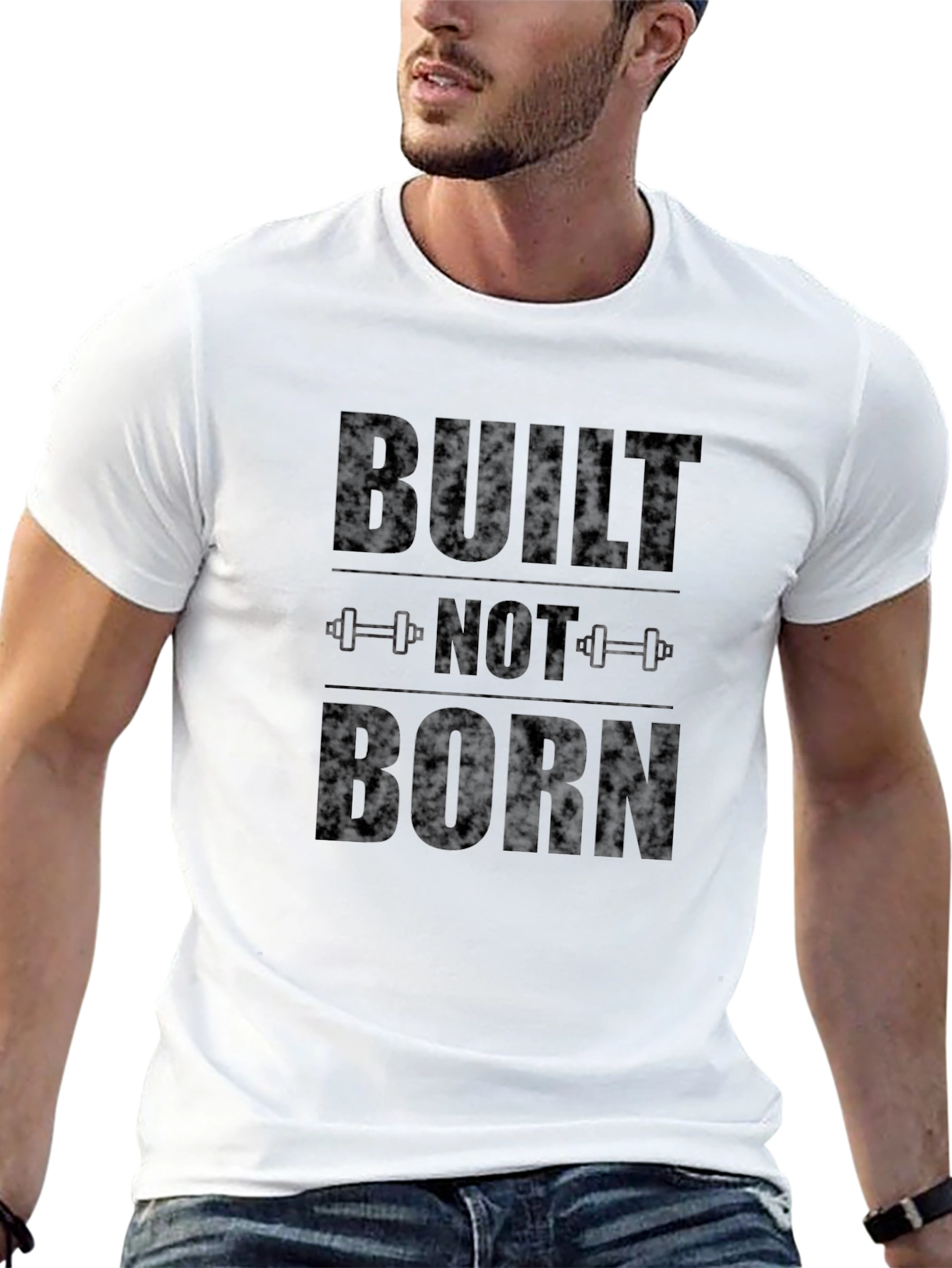 Built Not Born Black T-Shirt