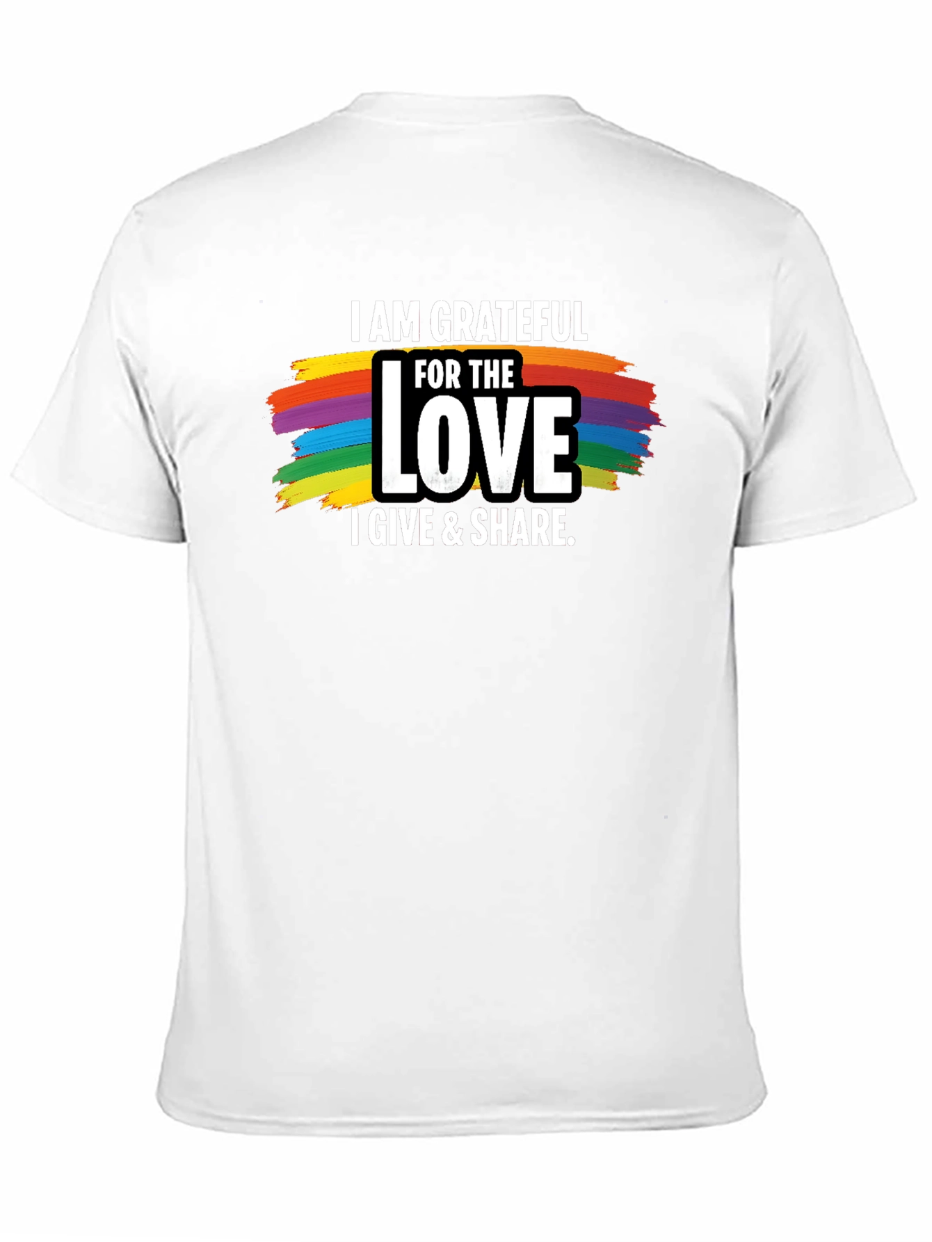 Grateful Love Pride T-Shirt - Black