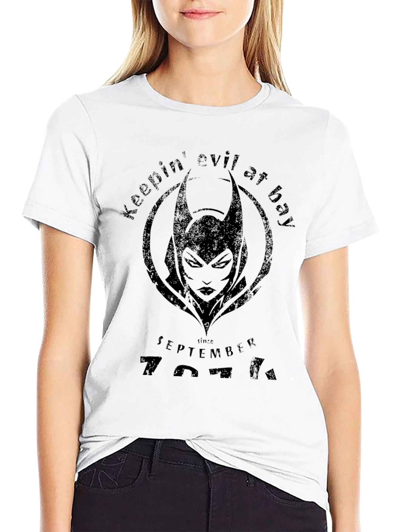 Keepin Evil at Bay Black T-Shirt