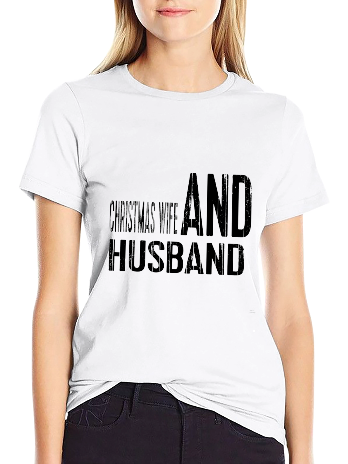 Christmas Wife And Husband Matching T-Shirt