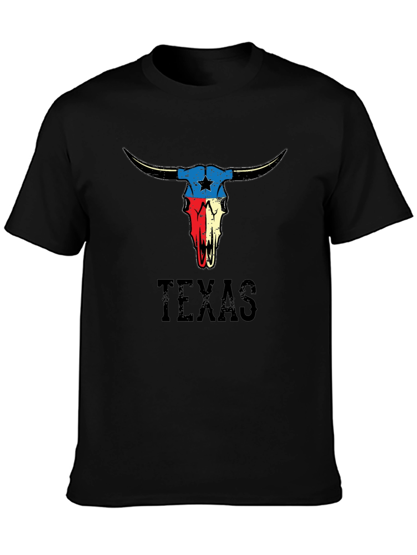 Texas Bull Skull Graphic Tee