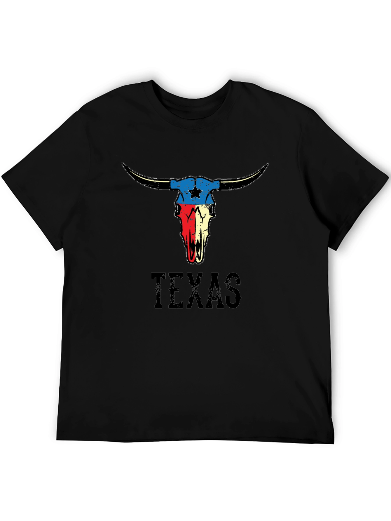 Texas Bull Skull Graphic Tee